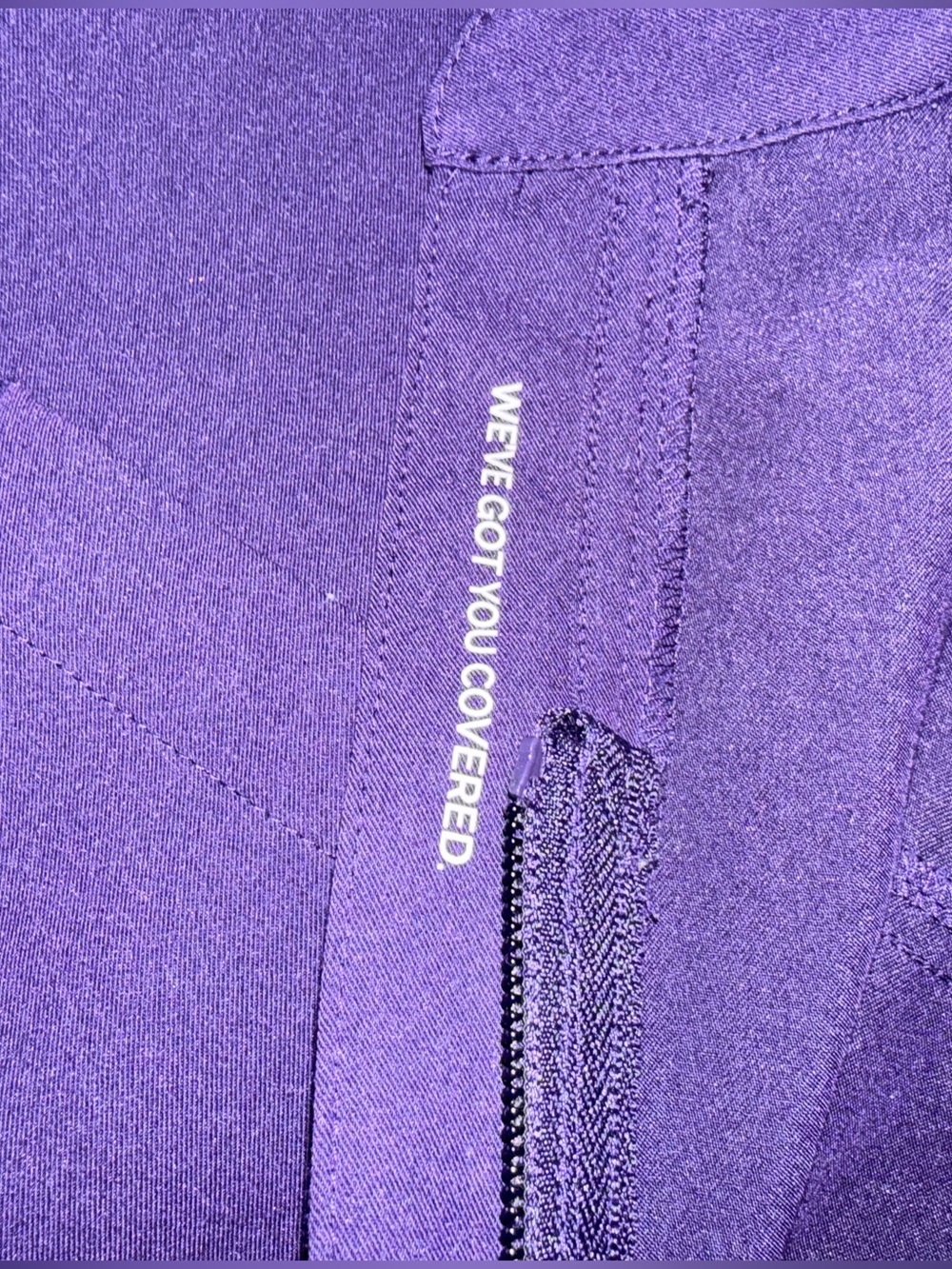 Figs- Rafaela Cargo Jumpsuit - Purple Jam- MEDIUM - Picture 8 of 9